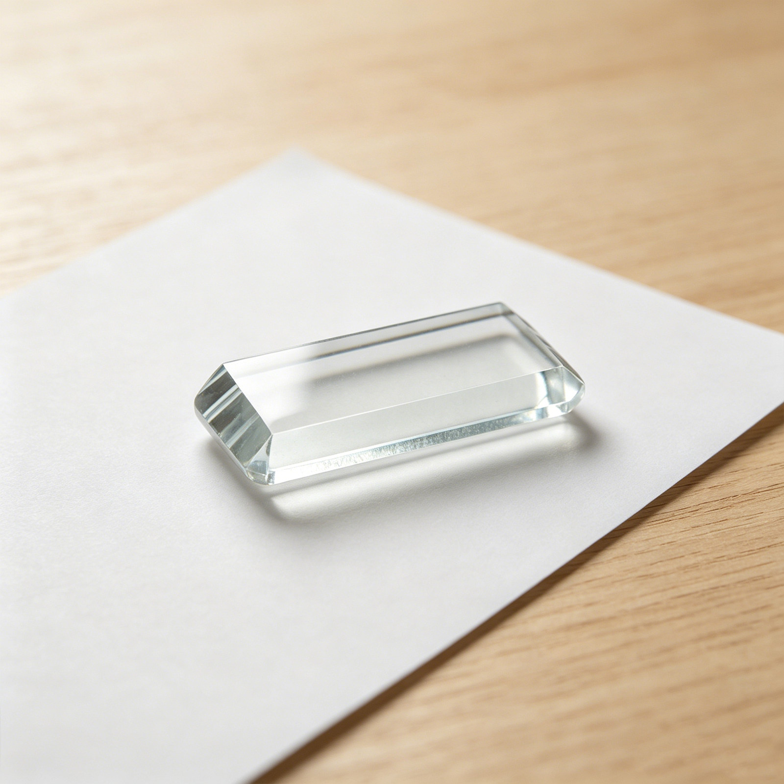 Book Weight Glass - 2 sztuki przezroczystych szklanych przycisków do